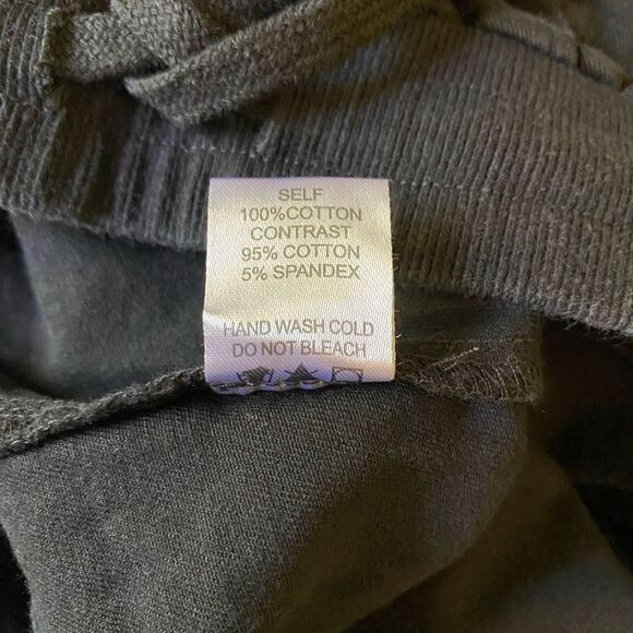 White Birch High Rise Joggers Black Drawstring Flap Pockets Women’s Size XL - Picture 10 of 10